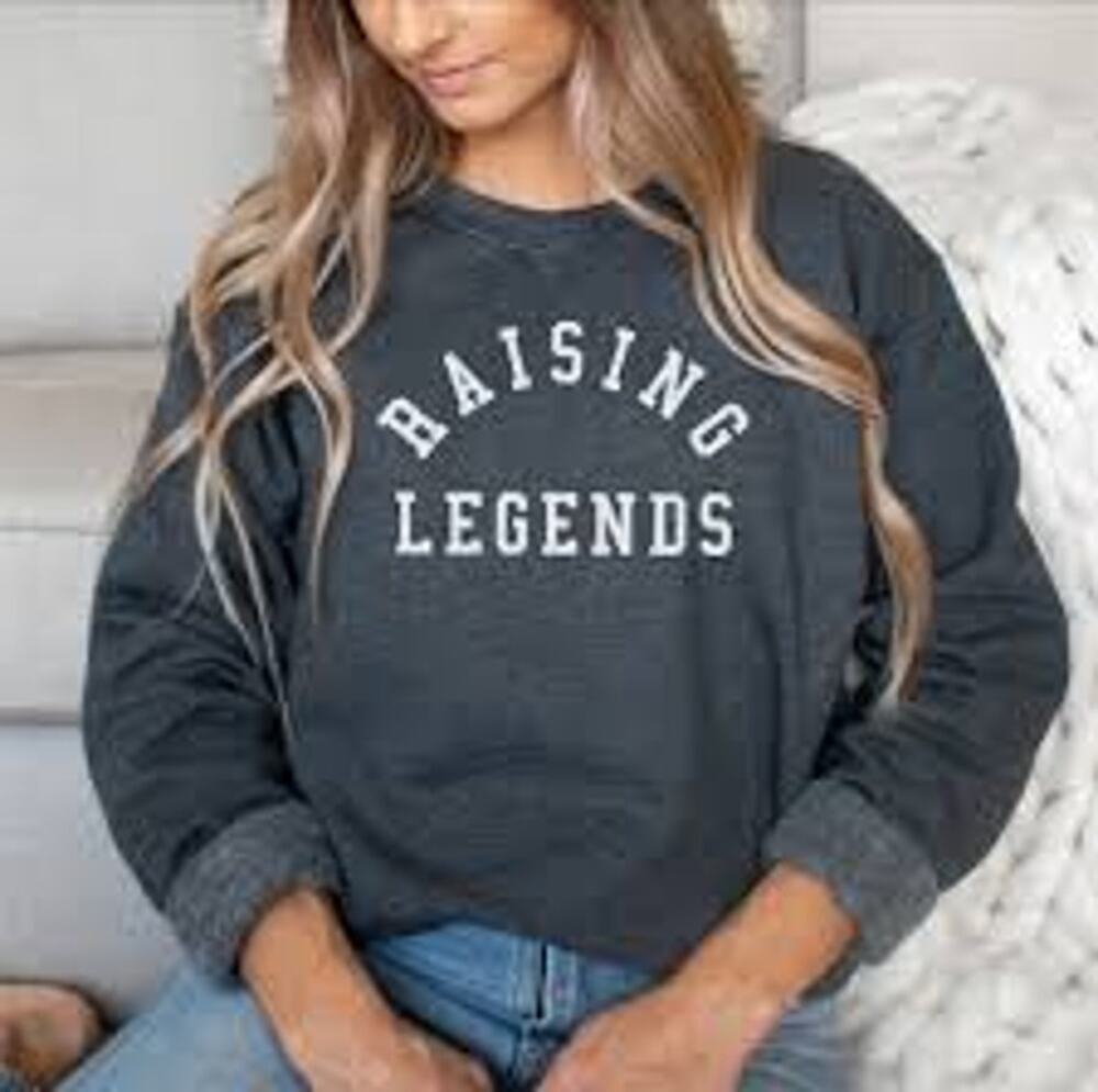 Ford and Wyatt RAISING LEGENDS ORIGINAL SWEATSHIRT - CHARCOAL SZ M